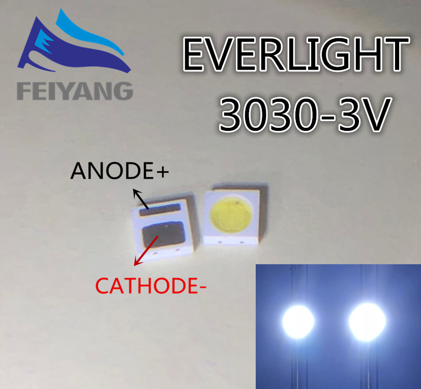 Evelight LED Ʈ 200 , 1W 3030 3V  ȭƮ 80-9..